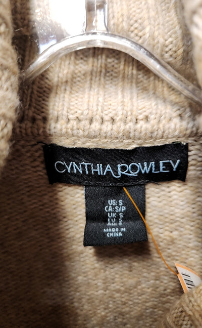 Cynthia Rowley Women's Size S Tan Sweater