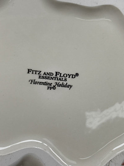 Fitz and Floyd Florentine Christmas Santa Tea Pot