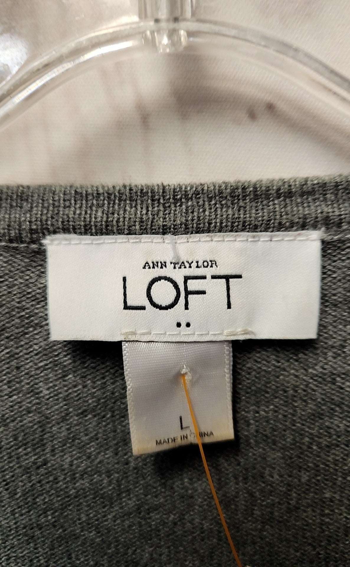 Loft Women's Size L Gray Cardigan
