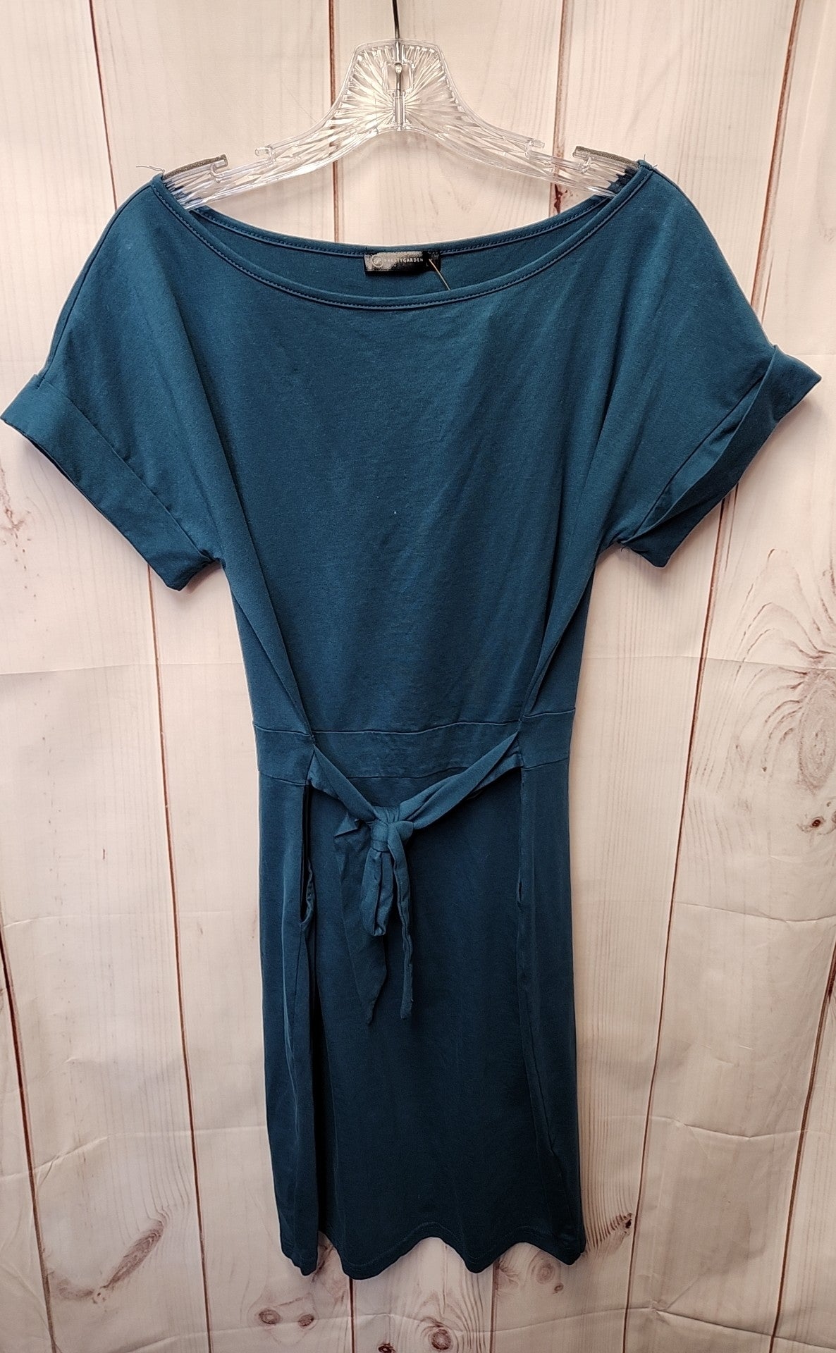 Pretty Garden Women's Size L Teal Dress