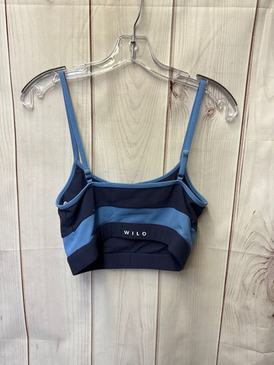 Wilo The Label Women's Size L Blue Sports Bra