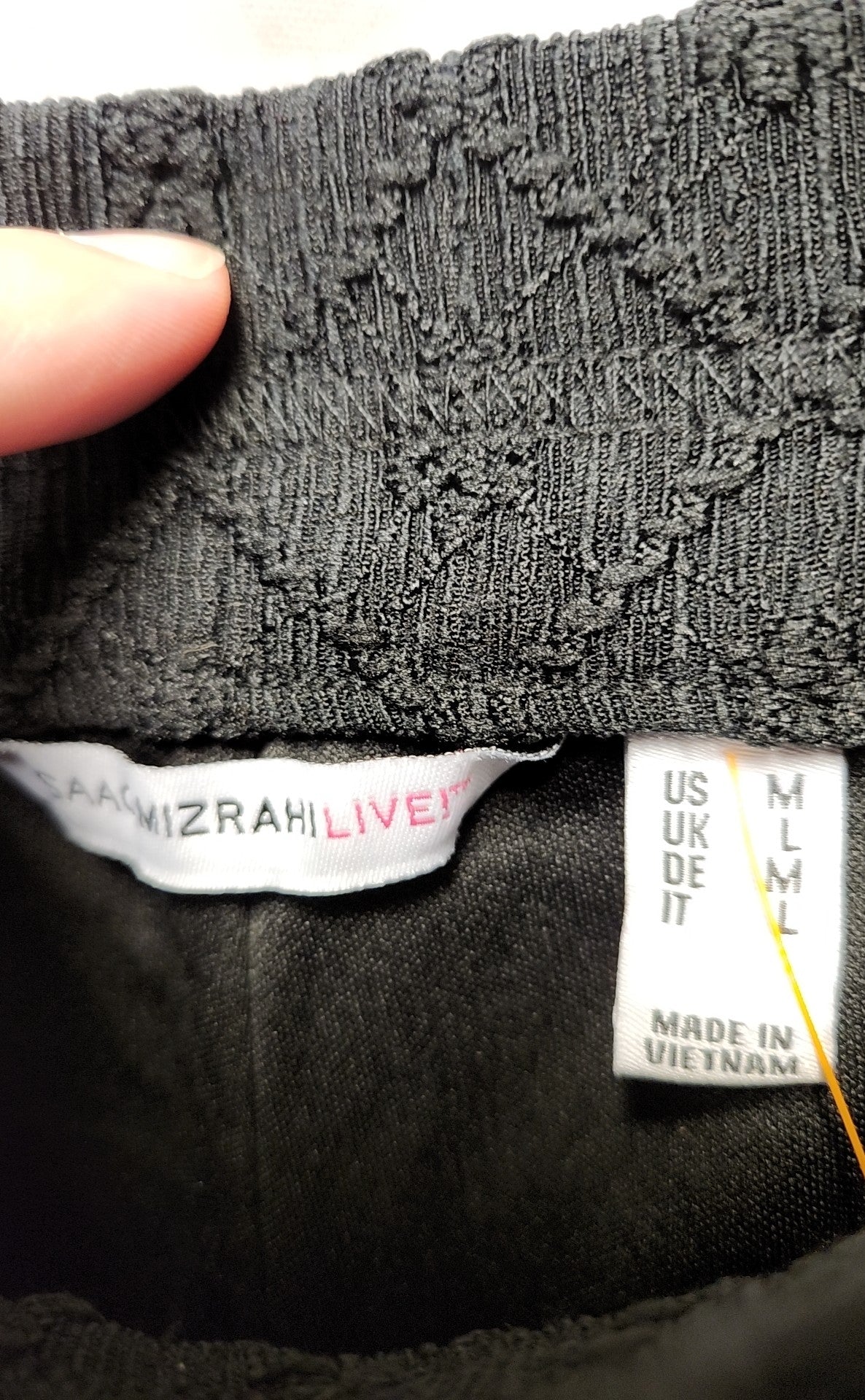 Isaac Mizrahi Live Women's Size M Black Pants