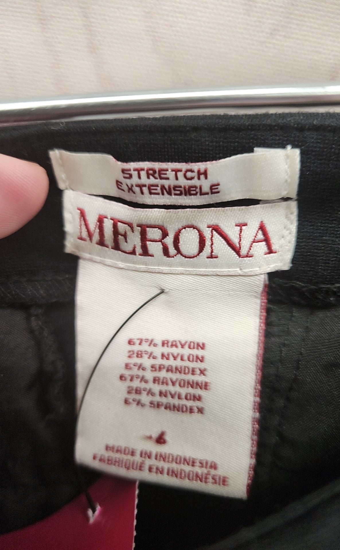 Merona Women's Size 6 Black Pants