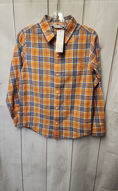 NWT Janie & Jack Boy's Size 8 Orange Shirt