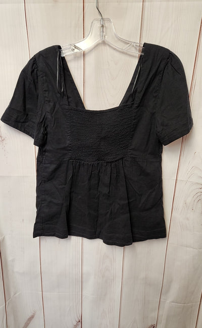 Old Navy Women's Size S Black Short Sleeve Top