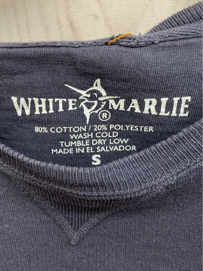 White Marlie Men's Size S Gray Sweatshirt
