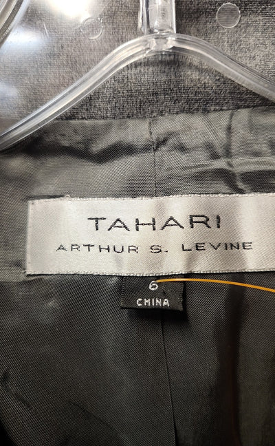 Tahari Women's Size 6 Gray Jacket