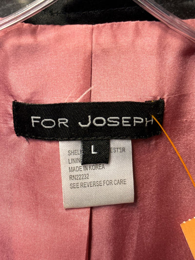 For Joseph Women's Size L Black Coat