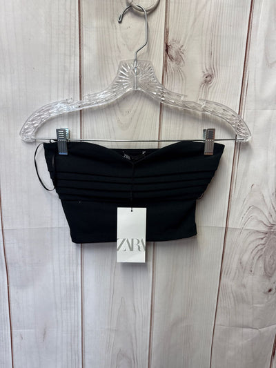 NWT Zara Women's Size S Black Sleeveless Top