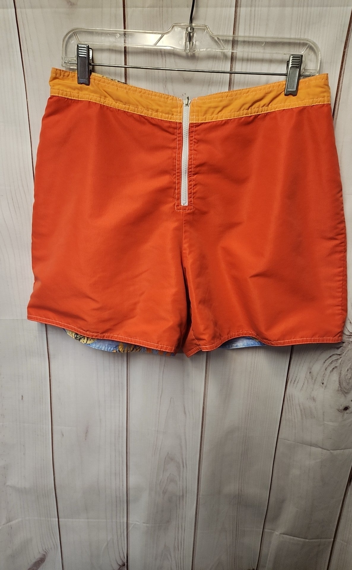 Catalina Women's Size M Blue/Orange Floral Reversible Shorts