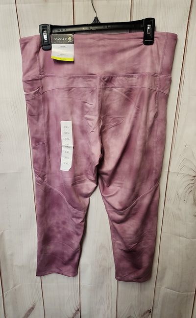 NWT C9 by Champion Women's Size XXL Purple Active Capris