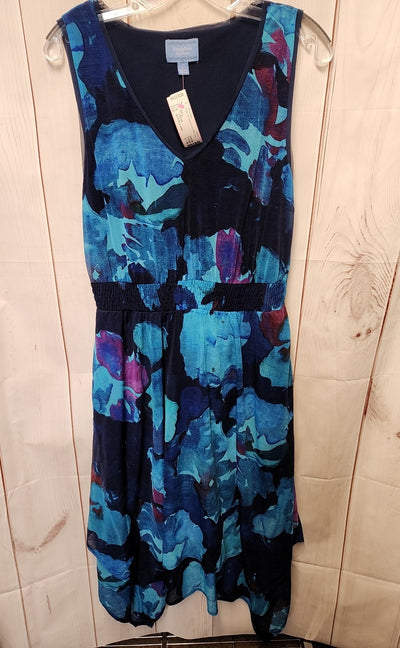 Simply Vera Women's Size L Blue Dress