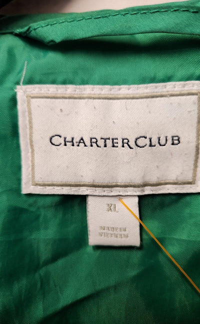 Charter Club Women's Size XL Green Jacket
