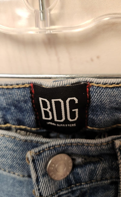 Bdg Women's Size 26 (1-2) Blue Jeans Girlfriend High Rise Cropped