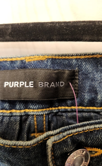 NWT Purple Brand Women's Size 33 (15-16) Dk Indigo Jeans P004 Flare