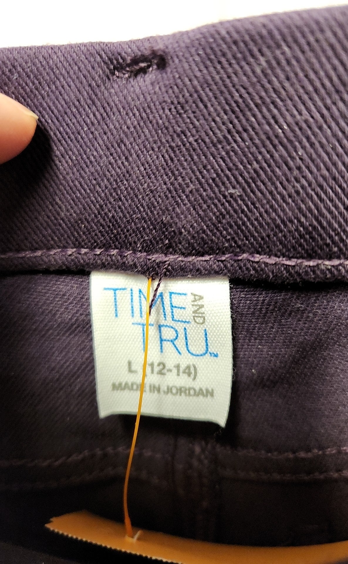 Time and Tru Women's Size L Purple Pants