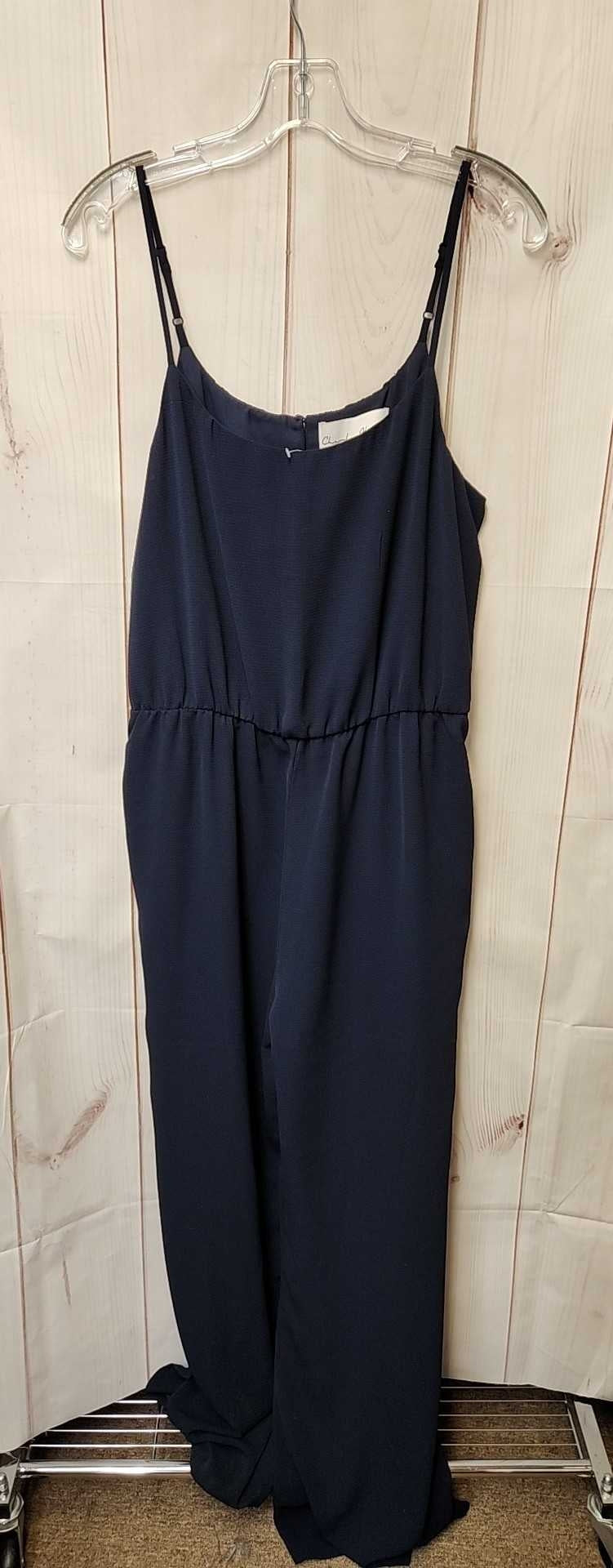 Charles Henry Women's Size L Navy Jumpsuit