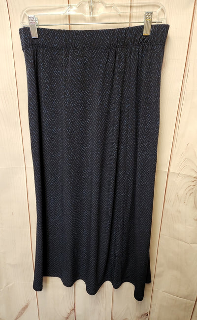 Susan Graver Women's Size XS Petite Navy Skirt