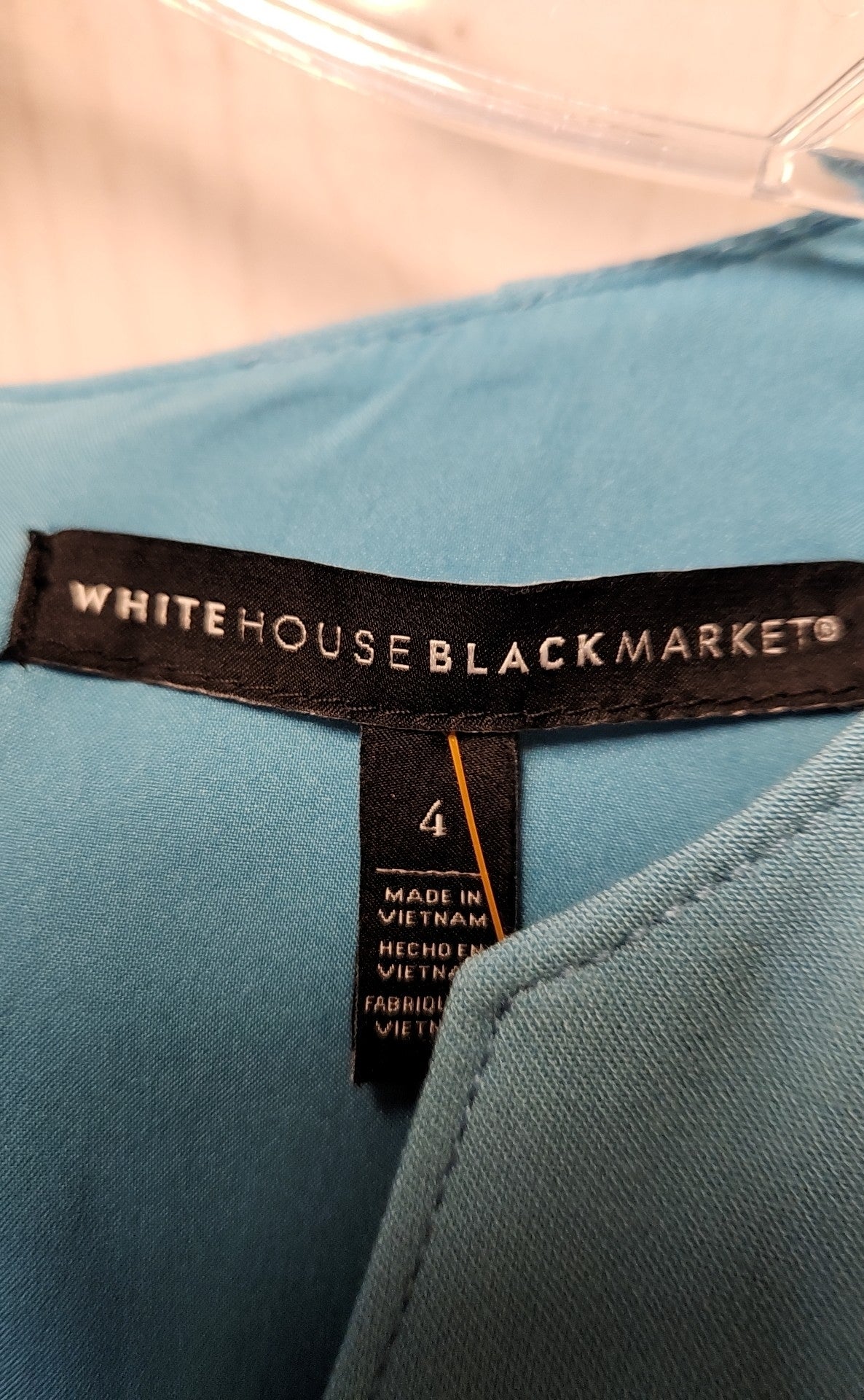 White House Black Market Women's Size M Light Blue Dress