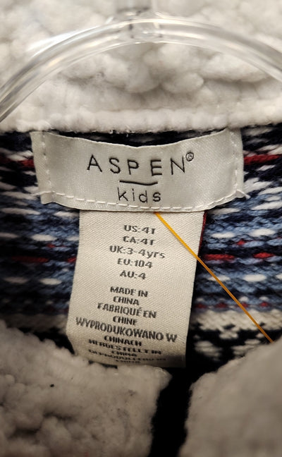 Aspen Boy's Size 4 Blue Sweater