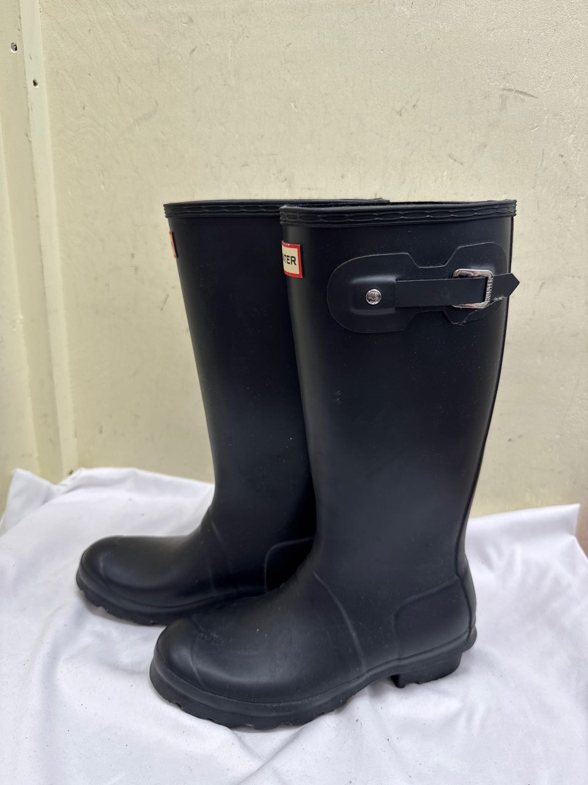 Hunter Women's Size 5 Black Boots Shoes