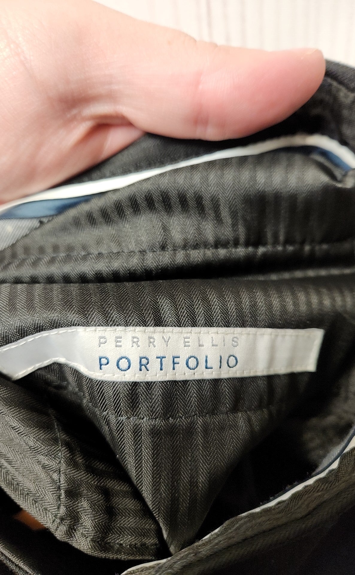 Perry Ellis Men's Size 34x30 Black Pants