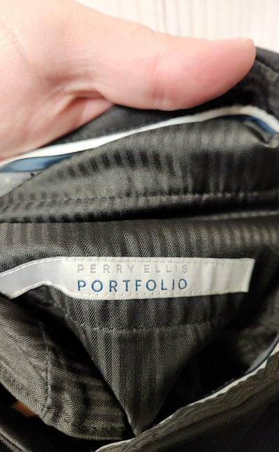 Perry Ellis Men's Size 34x30 Black Pants