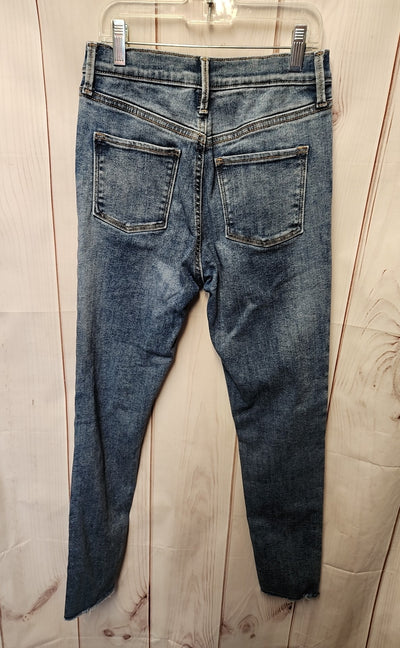 Old Navy Girl's Size 14 Blue Jeans Extra High Rise Rockstar Jegging