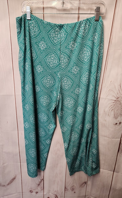 JM Collection Women's Size L Green Pants