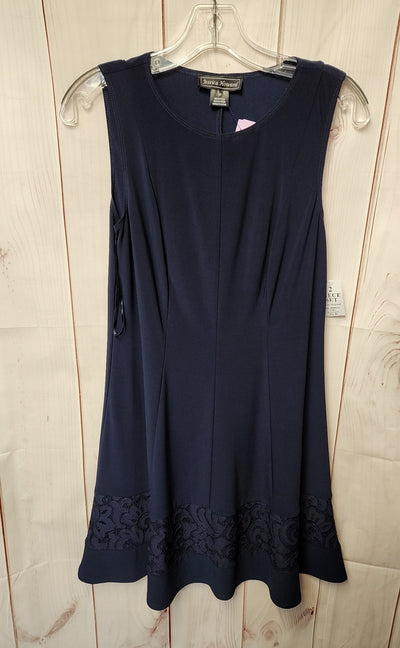 Jessica Howard Women's Size 8 Petite Navy Dress Set