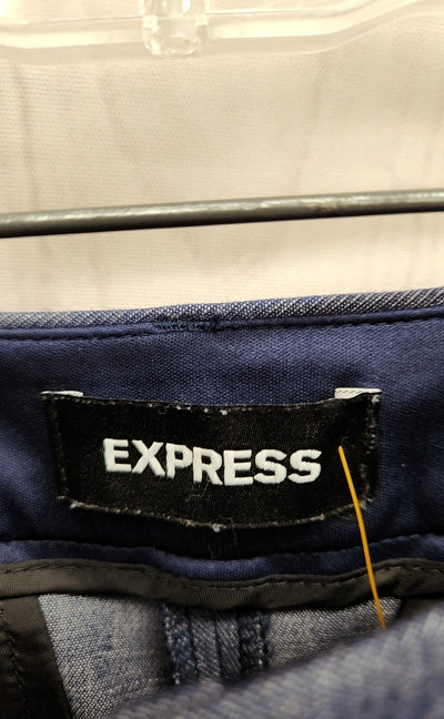 Express Women's Size 2 Blue Pants Columist Mid Rise Barely Boot
