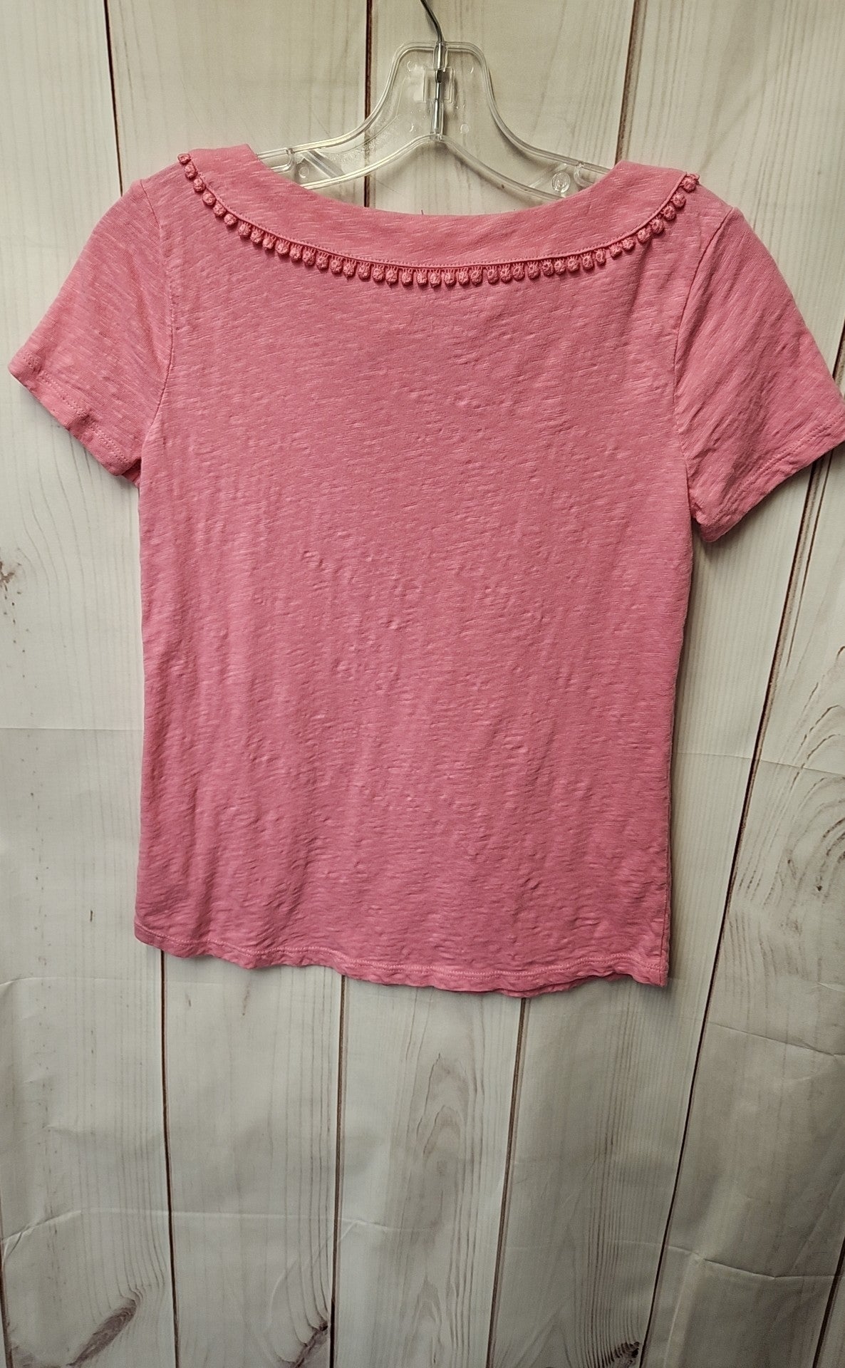 Talbots Women's Size Petite Pink Short Sleeve Top