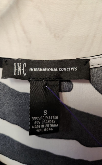 INC Women's Size S Black & White Dress