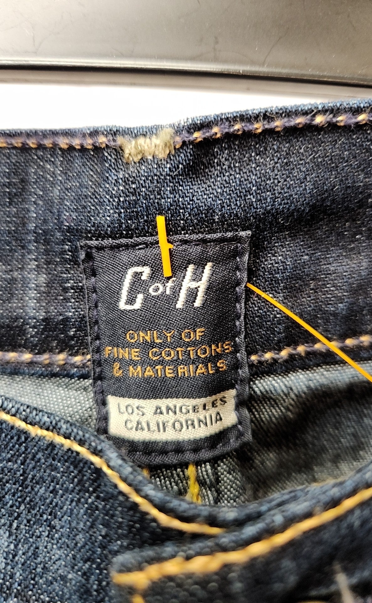 Citizens of Humanity Women's Size 31 Blue Jeans Hutton Medium Rise Wide Leg