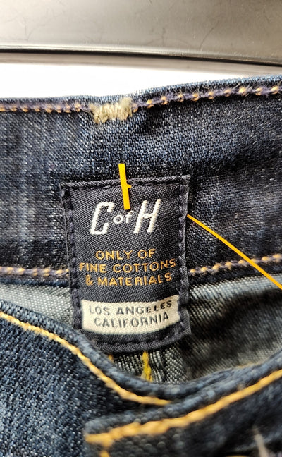 Citizens of Humanity Women's Size 31 Blue Jeans Hutton Medium Rise Wide Leg