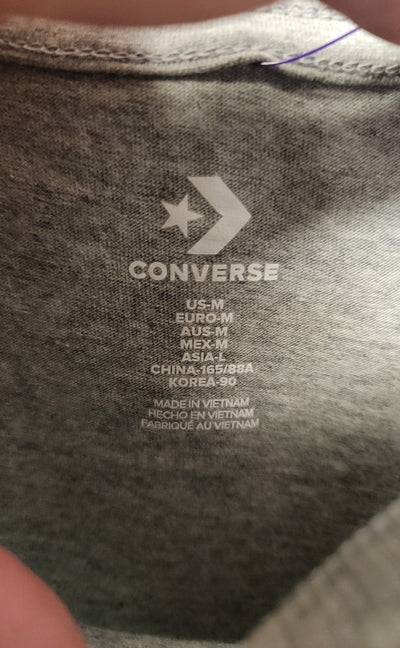 Converse Men's Size M Gray Shirt