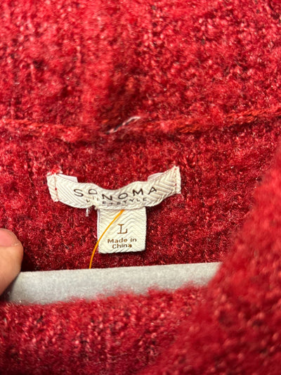 Sonoma Women's Size L Red Sweater