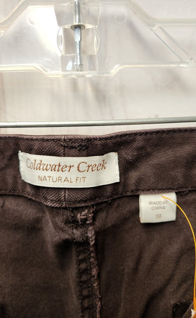 Coldwater Creek Women's Size 18 Brown Pants