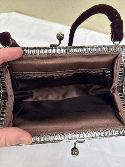 Talbots Purple Purse Bag