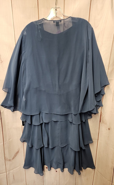 NWT Slny Women's Size 14 Blue Dress Set