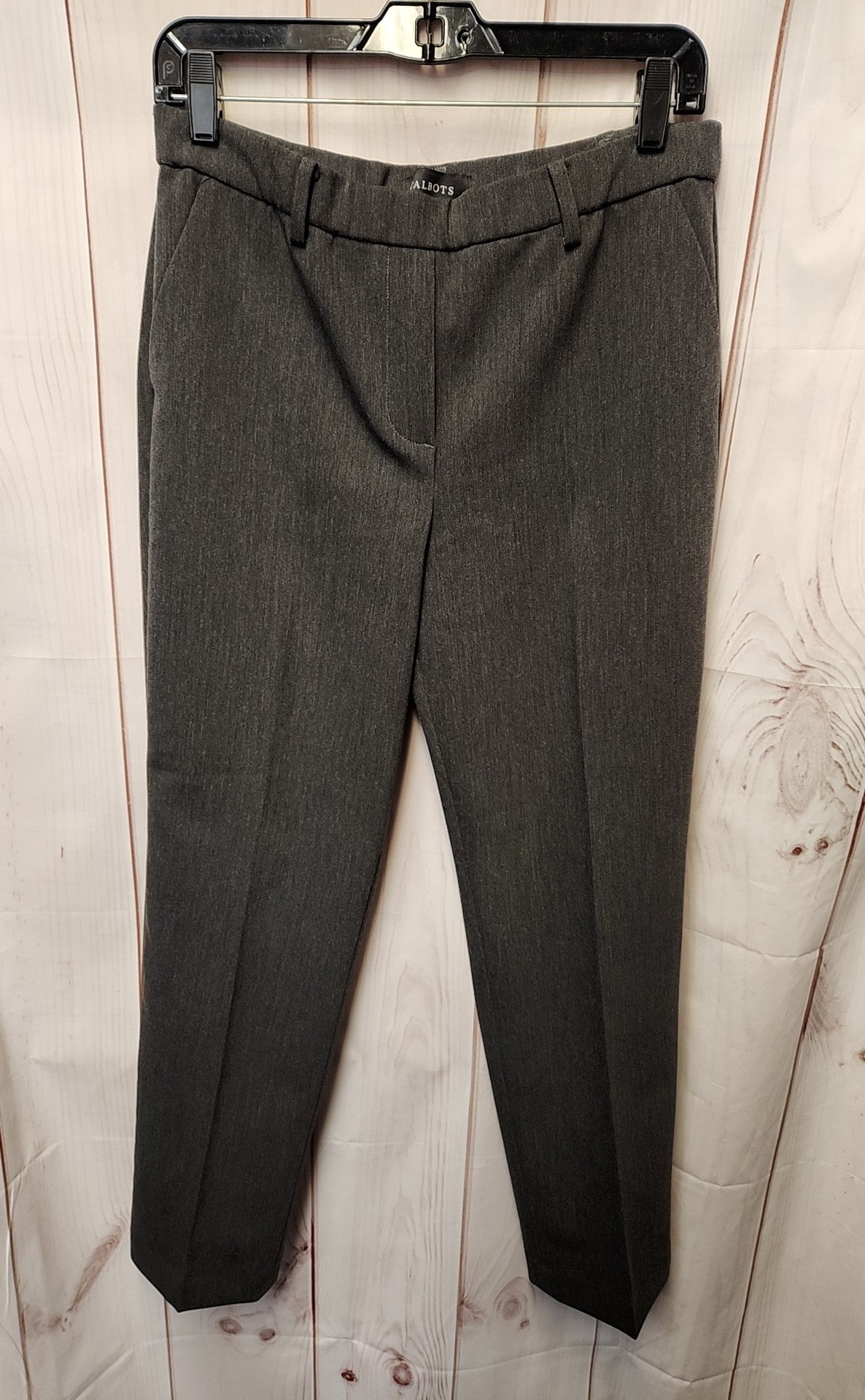 Talbots Women's Size 8 Petite Gray Pants Cambridge Pant