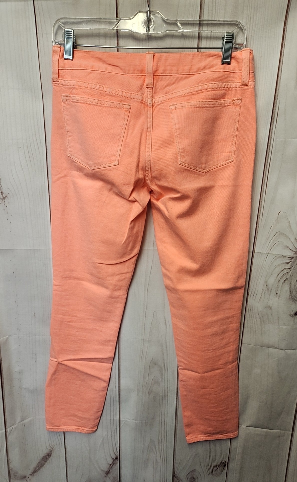 J Crew Women's Size 26 (1-2) Coral Jeans Toothpick Ankle