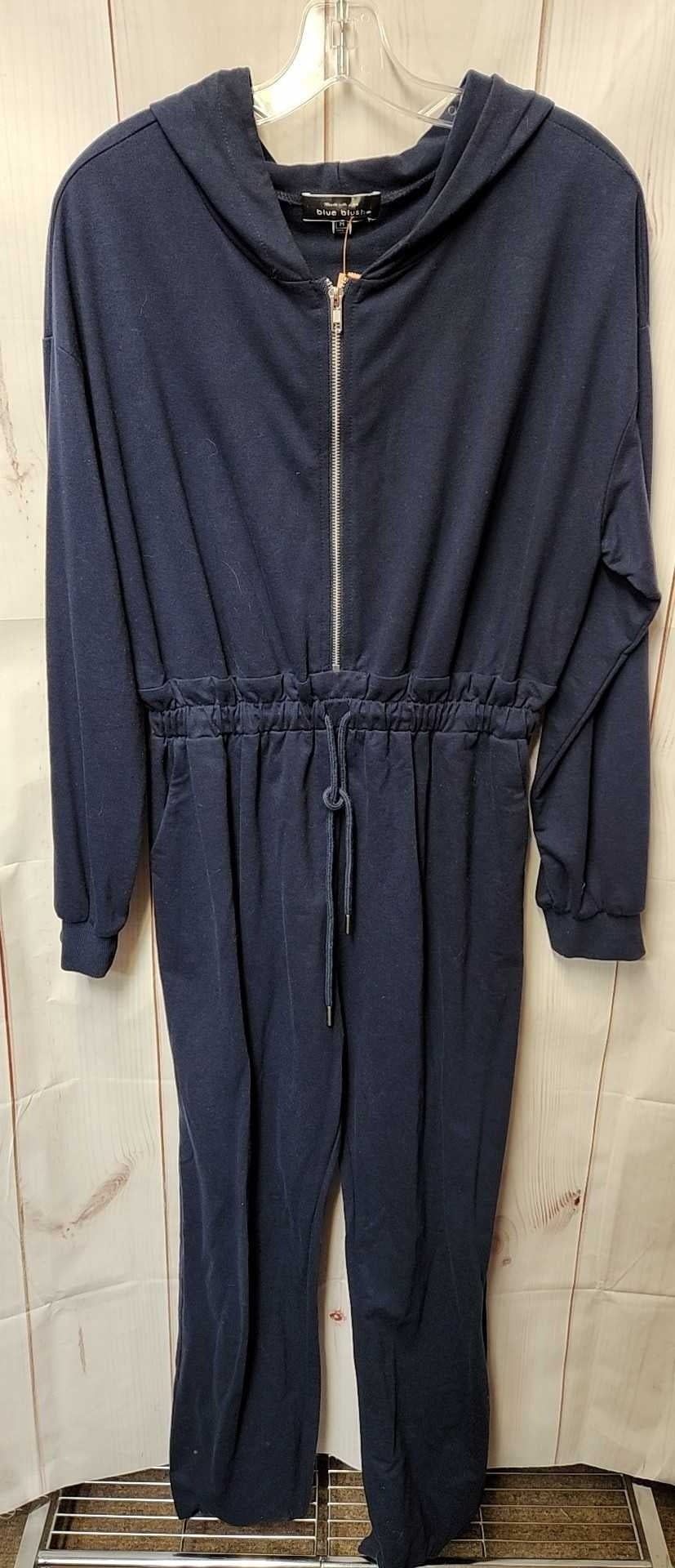Blue Blush Women's Size M Navy Jumpsuit