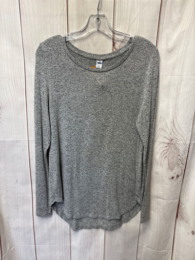 Old Navy Women's Size M Gray Long Sleeve Top