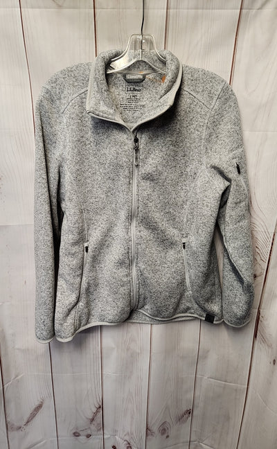 LL Bean Women's Size L Petite Gray Jacket