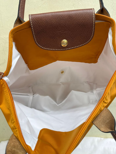 Longchamp Le Pliage Orange Tote Bag