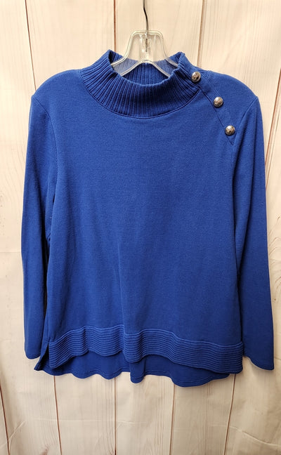 Rafaella Women's Size L Blue Sweater