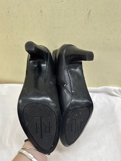Lauren by Ralph Lauren Women's Size 8-1/2 Black Boots Shoes