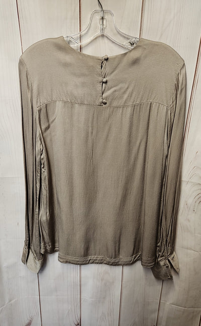 H&M Women's Size 14 Beige Long Sleeve Top