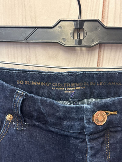 Chico's Women's Size 28 (5-6) Blue Jeans So Slimming Girlfriend SSlim Leg Ankle